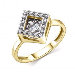 Кольцо из лимонного золота GRIGORIEV с бриллиантом Г01-13-51081-11-00 фото