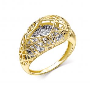 Кольцо из лимонного золота GRIGORIEV с бриллиантом Г01-13-51257-11-00 фото