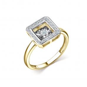 Кольцо из лимонного золота GRIGORIEV с бриллиантом Г01-13-5890-31-00 фото