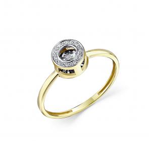 Кольцо из лимонного золота GRIGORIEV с бриллиантом Г01-13-5905-31-00 фото