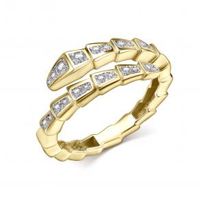 Серебряное кольцо GRIGORIEV с фианитом Г01-30-0974-41-00-2 фото