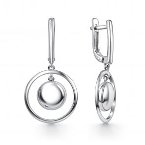 Серебряные серьги GRIGORIEV Г02-10-01075-00-00-2 фото