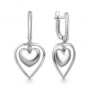 Серебряные серьги GRIGORIEV Г02-10-01075-00-00 фото