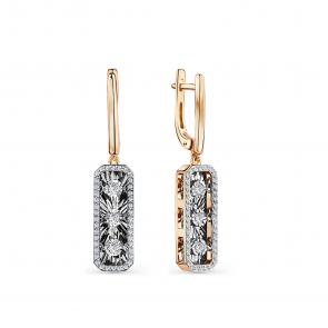 Золотые серьги GRIGORIEV с бриллиантом Г02-11-5697-31-00 фото