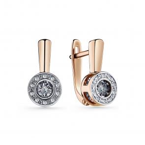 Золотые серьги GRIGORIEV с бриллиантом Г02-11-5905-31-00 фото