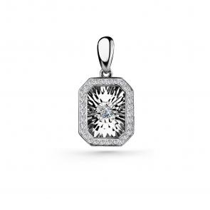 Серебряная подвеска GRIGORIEV с фианитом Г03-10-5629-41-00 фото