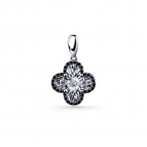 Серебряная подвеска GRIGORIEV с фианитом Г03-10-5675-43-00 фото