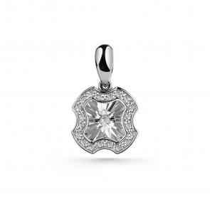 Серебряная подвеска GRIGORIEV с фианитом Г03-10-5893-41-00 фото