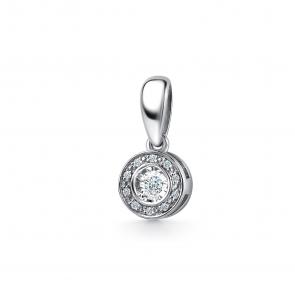 Серебряная подвеска GRIGORIEV с фианитом Г03-10-5905-41-00 фото