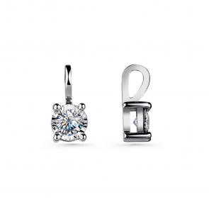 Серебряная подвеска GRIGORIEV с фианитом Г03-10-6772-41-00-25 фото