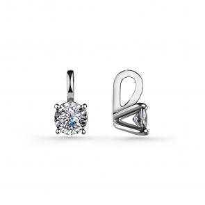 Серебряная подвеска GRIGORIEV с фианитом Г03-10-6776-41-00-25 фото