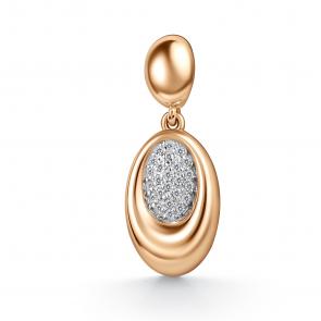 Золотая подвеска GRIGORIEV с фианитом Г03-11-01124-41-00 фото