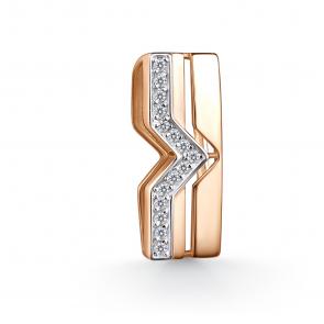 Золотая подвеска GRIGORIEV с фианитом Г03-11-01156-41-00-1 фото