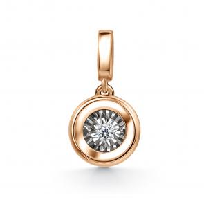 Золотая подвеска GRIGORIEV с бриллиантом Г03-11-51127-11-00 фото