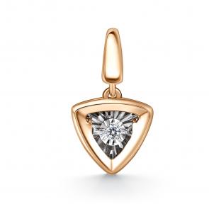 Золотая подвеска GRIGORIEV с бриллиантом Г03-11-51129-11-00 фото