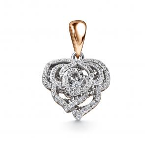 Золотая подвеска GRIGORIEV с бриллиантом Г03-11-51217-31-00 фото