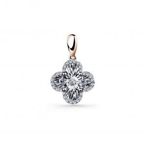 Золотая подвеска GRIGORIEV с бриллиантом Г03-11-5675-11-00 фото