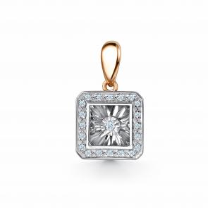 Золотая подвеска GRIGORIEV с бриллиантом Г03-11-5890-31-00 фото