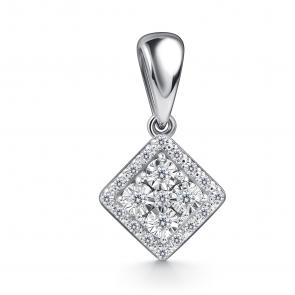 Подвеска из белого золота GRIGORIEV с бриллиантом Г03-12-51110-31-00 фото