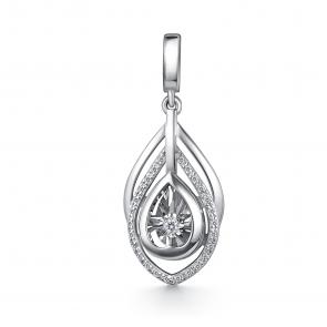 Подвеска из белого золота GRIGORIEV с бриллиантом Г03-12-51137-31-00 фото