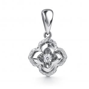 Подвеска из белого золота GRIGORIEV с бриллиантом Г03-12-51205-31-00 фото