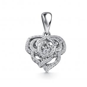 Подвеска из белого золота GRIGORIEV с бриллиантом Г03-12-51217-31-00 фото