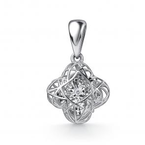 Подвеска из белого золота GRIGORIEV с бриллиантом Г03-12-51250-11-00 фото
