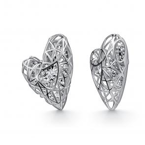 Подвеска из белого золота GRIGORIEV с танцующим бриллиантом Г03-12-51251-11-00-1 фото