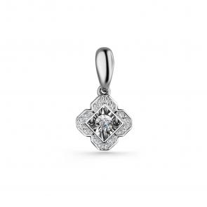 Подвеска из белого золота GRIGORIEV с бриллиантом Г03-12-5904-31-00 фото