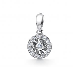 Подвеска из белого золота GRIGORIEV с бриллиантом Г03-12-5994-31-00 фото