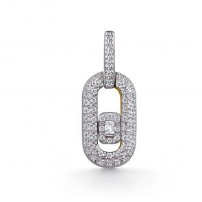 Подвеска из лимонного золота GRIGORIEV с бриллиантом Г03-13-01115-31-00 фото