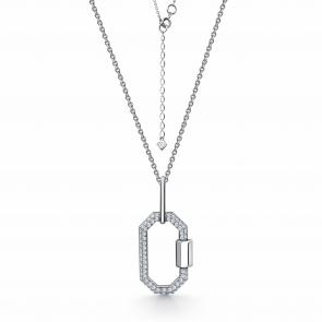  Колье из серебра с фианитом Серебро 925° Г08-10-01018-41-00 фото