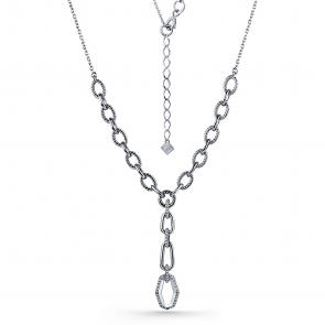  Колье из серебра с фианитом Серебро 925° Г08-10-01022-41-00 фото