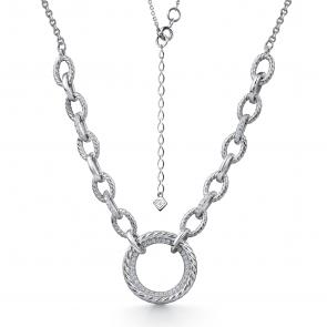  Колье из серебра с фианитом Серебро 925° Г08-10-01023-41-00 фото