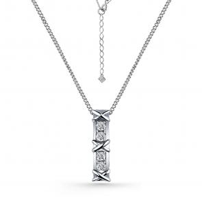  Колье из серебра с фианитом Серебро 925° Г08-10-0747-41-00-1 фото