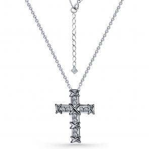  Колье из серебра с фианитом Серебро 925° Г08-10-0747-41-00-2 фото