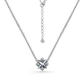  Колье из серебра с фианитом Серебро 925° Г08-10-0747-41-00 фото
