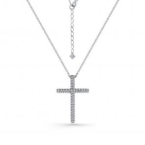  Колье из серебра с фианитом Серебро 925° Г08-10-0854-41-00 фото