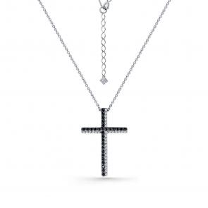  Колье из серебра с фианитом Серебро 925° Г08-10-0854-43-00 фото