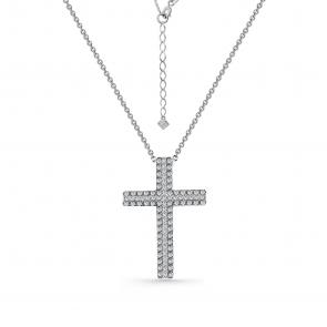  Колье из серебра с фианитом Серебро 925° Г08-10-0855-41-00 фото