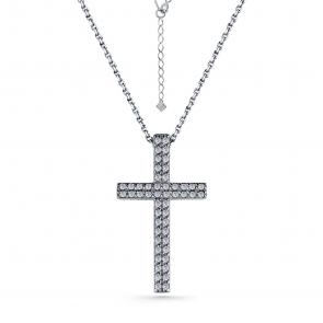  Колье из серебра с фианитом Серебро 925° Г08-10-0876-41-00 фото