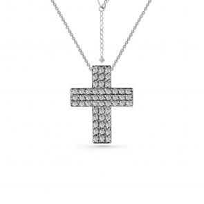  Колье из серебра с фианитом Серебро 925° Г08-10-0877-41-00 фото