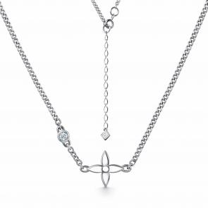  Колье из серебра с фианитом Серебро 925° Г08-10-0963-41-00-1 фото