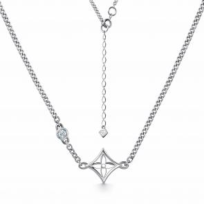  Колье из серебра с фианитом Серебро 925° Г08-10-0963-41-00-2 фото