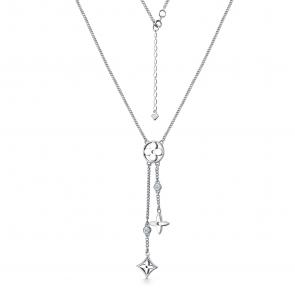  Колье из серебра с фианитом Серебро 925° Г08-10-0963-41-00 фото