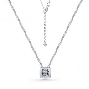  Колье из серебра с фианитом Серебро 925° Г08-10-5704-41-00 фото