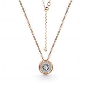  Колье из красного золота с бриллиантом Золото 585° (красное) Г08-11-51064-31-00 фото