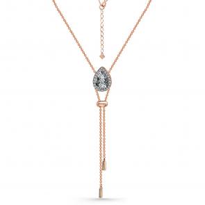  Колье из красного золота с бриллиантом Золото 585° (красное) Г08-11-5497-31-00-2 фото