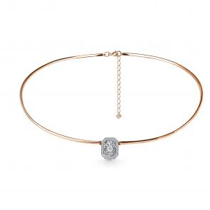  Колье из красного золота с бриллиантом Золото 585° (красное) Г08-11-5629-31-00-1 фото