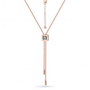  Колье из красного золота с бриллиантом Золото 585° (красное) Г08-11-5704-31-00-2 фото